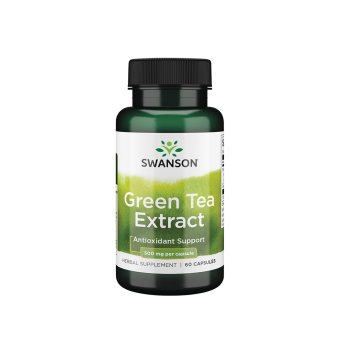 SWANSON ŽALIOSIOS ARBATOS EKSTRAKTAS 500 MG, 60 kapsulių