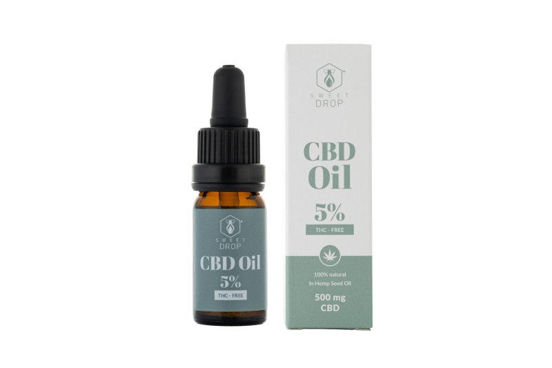 Sweet Drop 5% CBD aliejus 500 mg, 10 ml