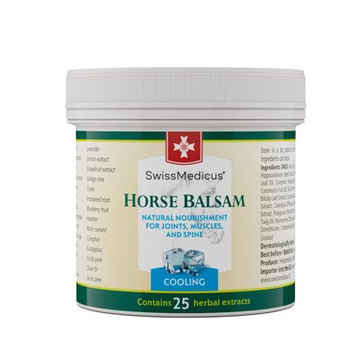 SWISSMEDICUS HORSE BALSAM, Šaldomasis kūno balzamas, 125 ml