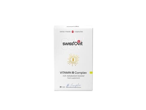 SwissOvit vitamino B kompleksas, kapsulės, N30