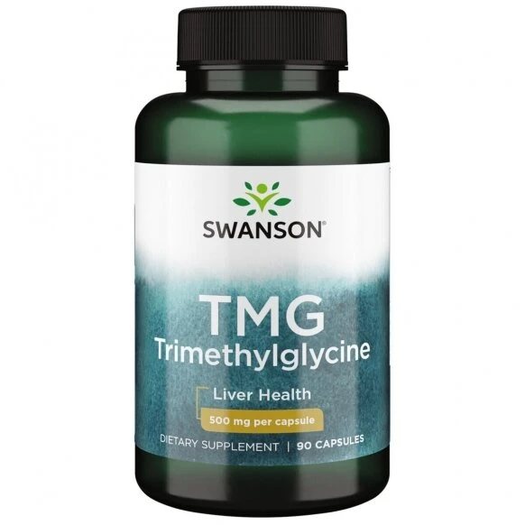 SWNANSON BETAINAS TMG (natūralus) 500 mg, 90 kapsulių