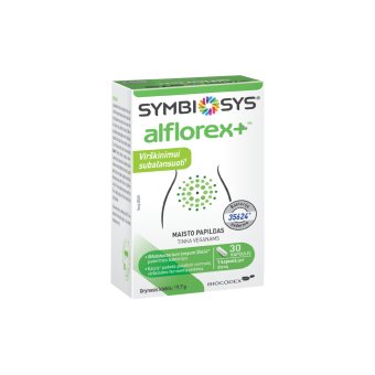 SYMBIOSYS ALFLOREX+, 30 kapsulių