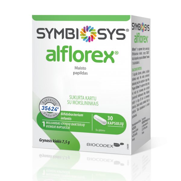 SYMBIOSYS maisto papildas ALFLOREX, 30 kaps.