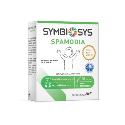 SYMBIOSYS SPAMODIA burnoje tirpstantys milteliai, N20