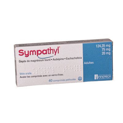 SYMPATHYL, 20mg/75mg/75mg, plėvele dengtos tabletės