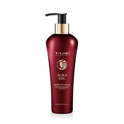 T-LAB Professional maitinamasis kūno ir veido kremas AURA OIL ABSOLUTE CREAM, 300 ml