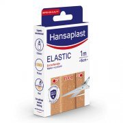 Tamprus karpomas pleistras HANSAPLAST ELASTIC, x 6 cm, 1 m