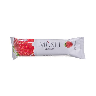 TEKMAR JAVAINIS MUSLI, su braškėmis ir jogurtiniu glaistu, 30 g