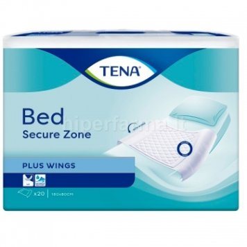TENA BED Plus Wings Secure zone x 80 cm vienkartiniai paklotai N20, 180 cm