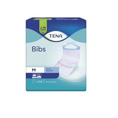 TENA BIBS, seilinukai, M, 150 vnt., 46 x 37 cm