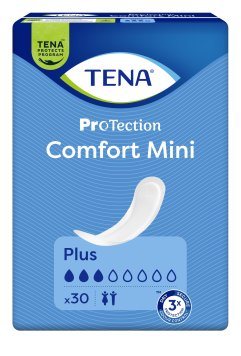 TENA Comfort Mini plus 3 lašai moteriški paketai N30