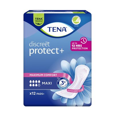 TENA DISCREET MAXI, paketai, 12 vnt