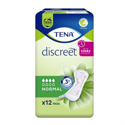 TENA DISCREET NORMAL, paketai, 12 vnt