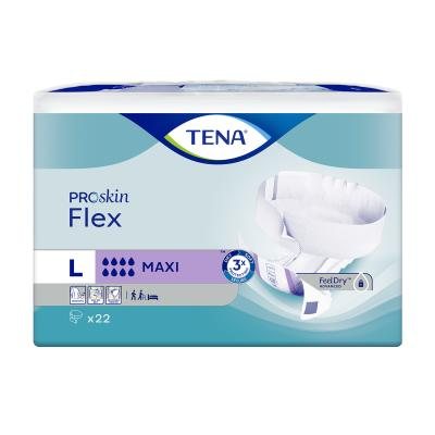TENA Flex Maxi Juostinės sauskelnės šlapimo nelaikymui, L, 22 vnt