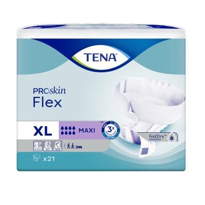 TENA Flex Maxi juostinės sauskelnės šlapimo nelaikymui, XL, N21