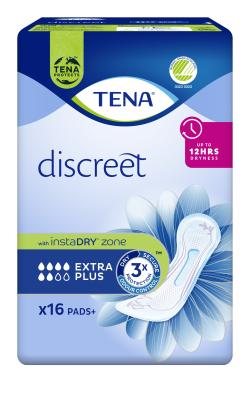 TENA įklotai Discreet Extra Plus N16