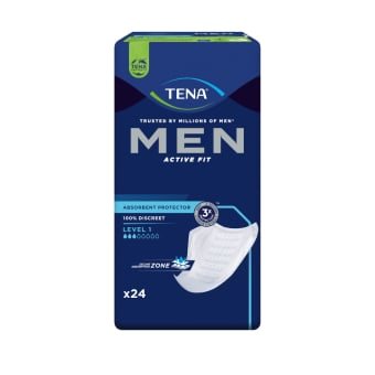 TENA Men apsauginiai įklotai vyrams Level 1, N24