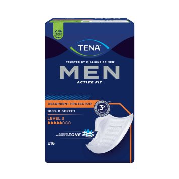TENA Men įklotai vyrams 5 lašai Level 3, N16