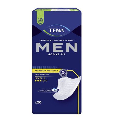 TENA MEN LEVEL 2, apsauginiai įklotai vyrams, 20 vnt