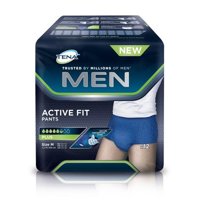 TENA MEN PANTS PLUS, Vyriškos sauskelnės-kelnaitės, S/M, 12 vnt