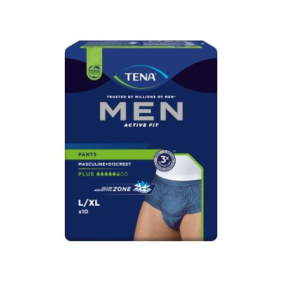 TENA Men vyriškos sauskelnės-kelnaitės Pants Plus, L dydis N10