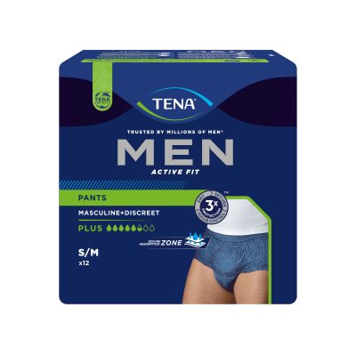 TENA Men vyriškos sauskelnės-kelnaitės Pants Plus, M dydis, N12