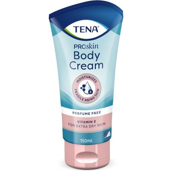 TENA odos kremas SKIN, bekvapis, 150 ml