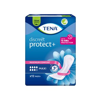 TENA paketai DISCREET MAXI, 12 vnt