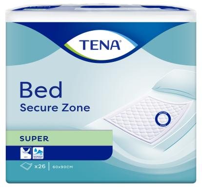 TENA paklotai BED SECURE ZONE SUPER, N26, 60 x 90 cm