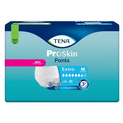 TENA PANTS EXTRA, sauskelnės-kelnaitės, M, 14 vnt
