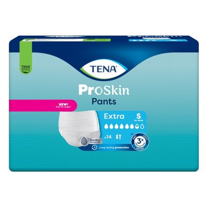 TENA PANTS EXTRA, sauskelnės-kelnaitės, S, 14 vnt