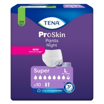 TENA Pants Night Super L large sauskelnės-kelnaitės N10