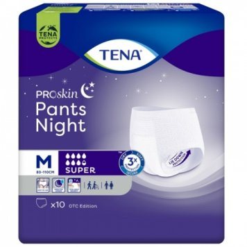 TENA Pants Night Super M medium sauskelnės-kelnaitės N10