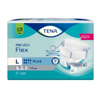 TENA sauskelnės FLEX PLUS, L dydis, 30 vnt