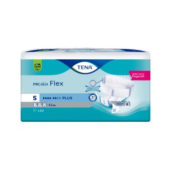 TENA sauskelnės FLEX PLUS, S dydis, 30 vnt., 30 vnt