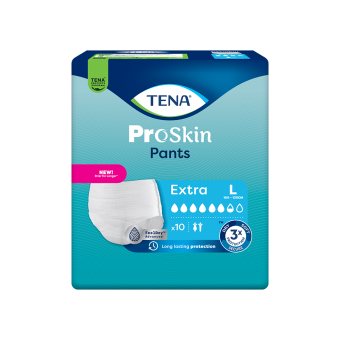TENA sauskelnės kelnaitės PANTS EXTRA, L dydis, 10 vnt