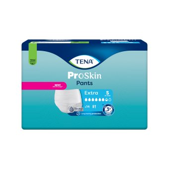 TENA sauskelnės kelnaitės PANTS EXTRA, S dydis, 14 vnt