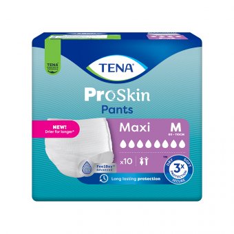 TENA sauskelnės kelnaitės PANTS MAXI, M dydis, 10 vnt