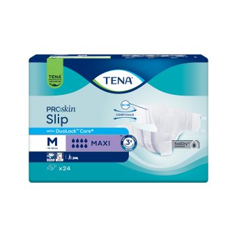 TENA sauskelnės SLIP MAXI, M dydis, 24 vnt