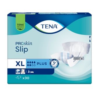 TENA sauskelnės SLIP PLUS, XL dydis, 30 vnt