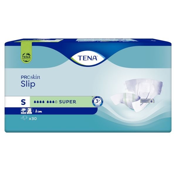 TENA sauskelnės SLIP SUPER, S, 30 vnt