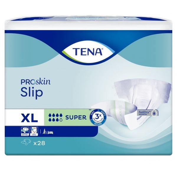 TENA sauskelnės SLIP SUPER, XL, 28 vnt