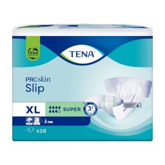 TENA sauskelnės SLIP SUPER, XL dydis, 28 vnt