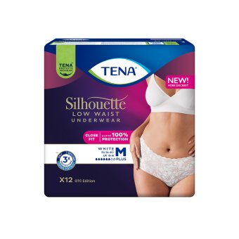 TENA SILHOUETTE PLUS moteriškos sauskelnės kelnaitės, 12 vnt