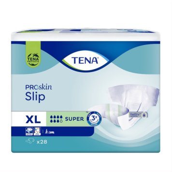 TENA Slip Super XL extra large sauskelnės suaugusiems N28