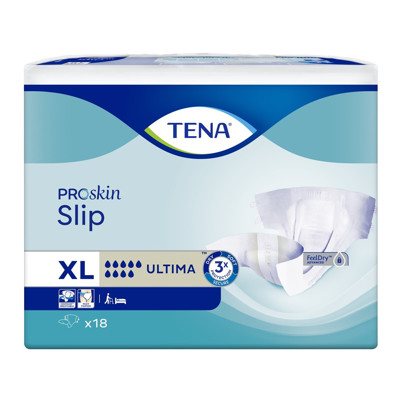 TENA SLIP ULTIMA, Anatominės sauskelnės šlapimo nelaikymui, XL, 18 vnt