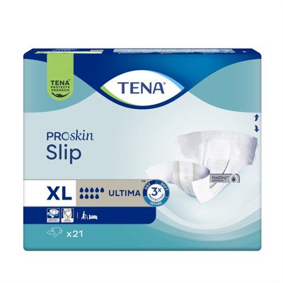 TENA SLIP ULTIMA, Anatominės sauskelnės šlapimo nelaikymui, XL, 21 vnt