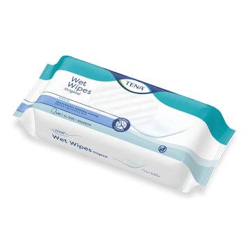 TENA Wet Wipes Original drėgnos servetėlės N80
