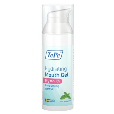 TEPE, burnos gelis, drėkinamasis, sausai burnai, mėtų skonio, 50 ml