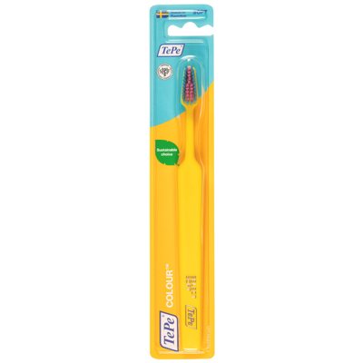 TEPE Colour, dantų šepetėlis, minkštas, geltonas, 1 vnt
